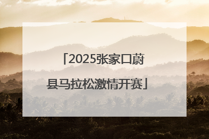 2025张家口蔚县马拉松激情开赛