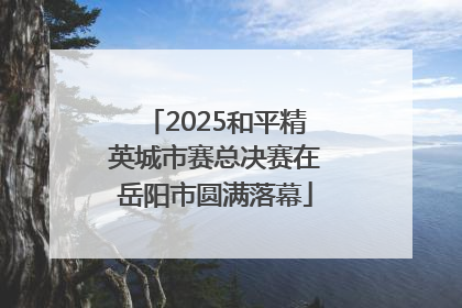 2025和平精英城市赛总决赛在岳阳市圆满落幕