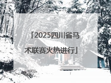 2025四川省马术联赛火热进行
