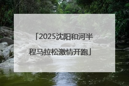 2025沈阳和河半程马拉松激情开跑