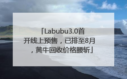 Labubu3.0首开线上预售，已排至8月，黄牛回收价格腰斩