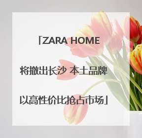 ZARA HOME将撤出长沙 本土品牌以高性价比抢占市场